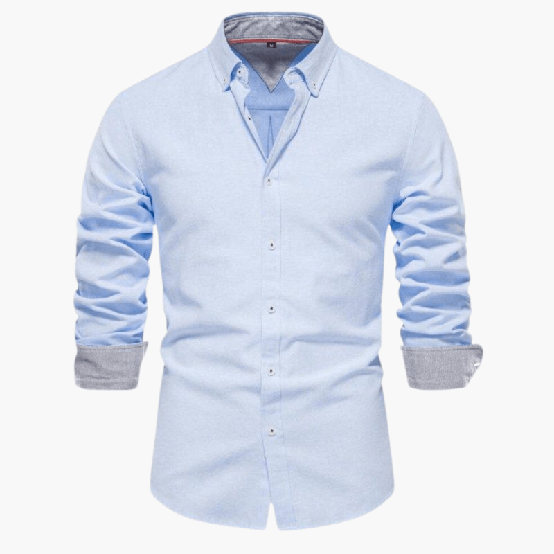 Herren Hemd im schlanken Freizeitlook - hellblau