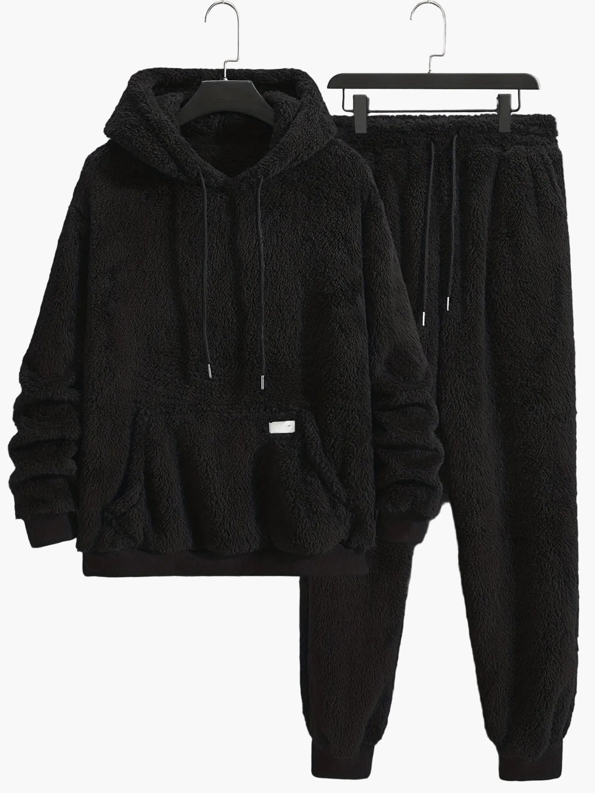 Herren Set aus Hoodie und Jogginghose - schwarz
