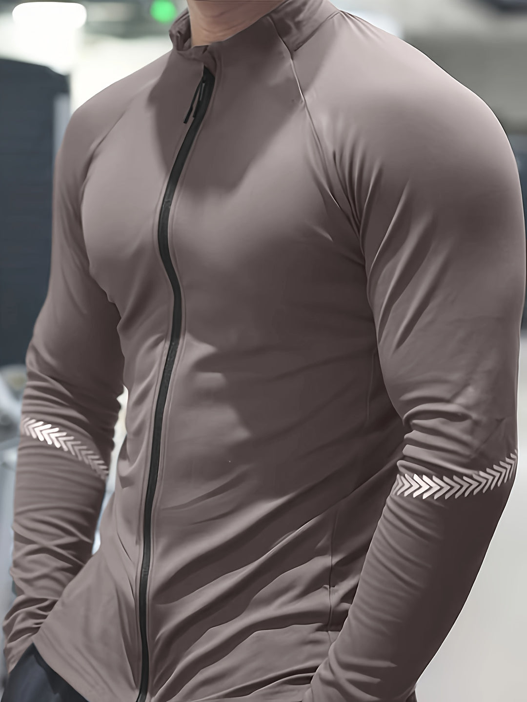 Herren Jacke im Slimfit mit Reißverschluss