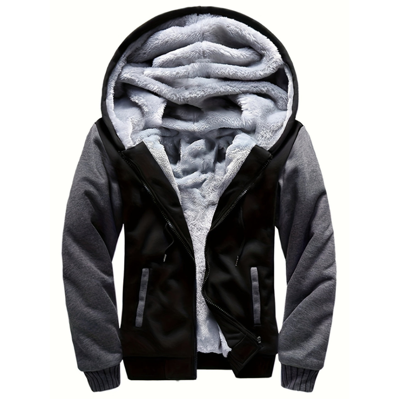 Jacke Herren im Casual Look mit Futter - graphit