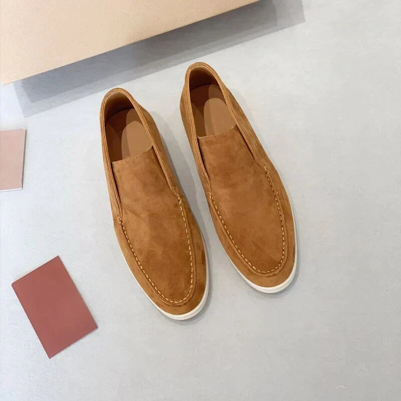Loafers Herren im Slip-On Design - gelb
