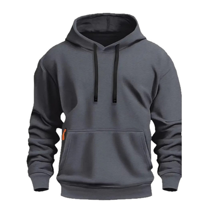 Herren Kapuzenpullover im lässigen Stil - dunkelgrau