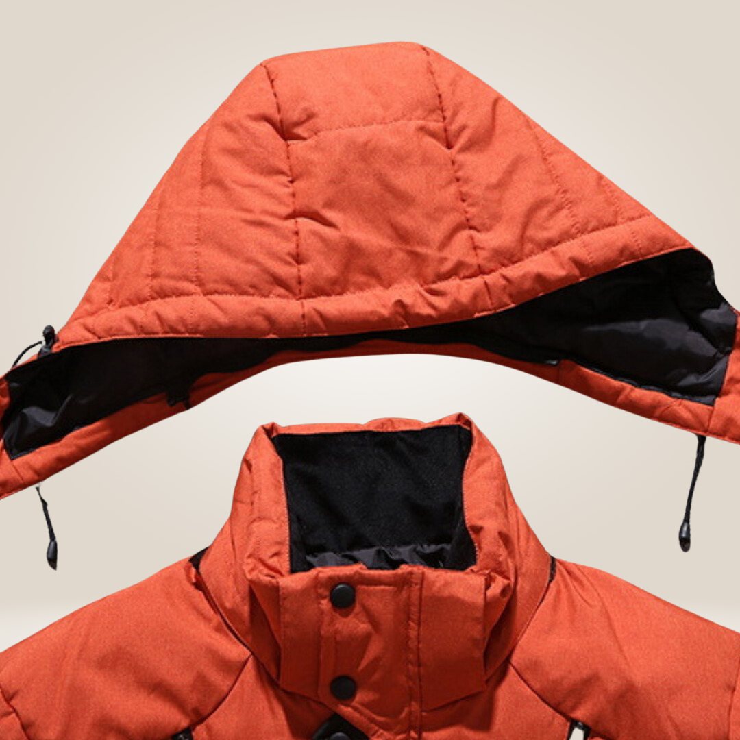 Herren Winterjacke mit wattierter Steppung