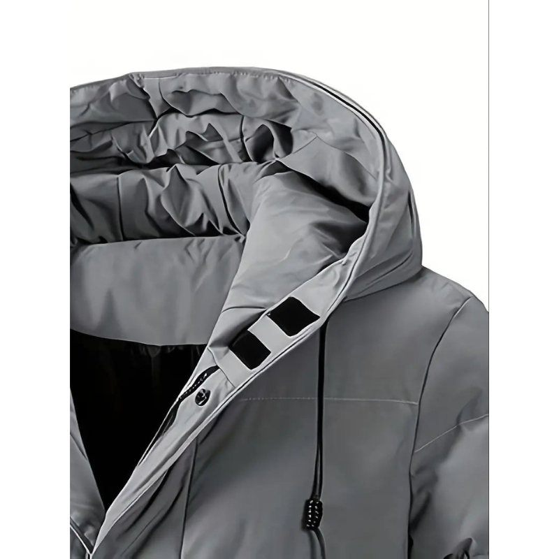 Herren Daunenjacke in langer Form