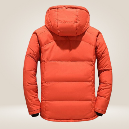 Herren Winterjacke mit wattierter Steppung