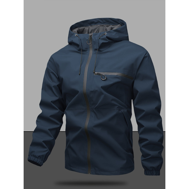 Herren Winterjacke mit Kapuze und Langarm