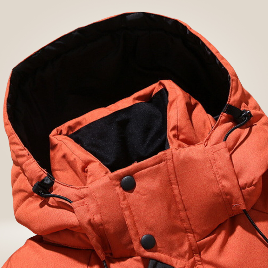 Herren Winterjacke mit wattierter Steppung