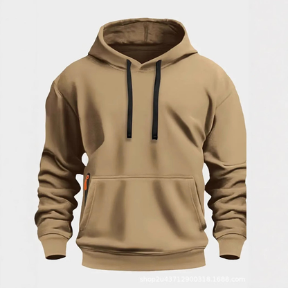 Herren Kapuzenpullover im lässigen Stil - beige