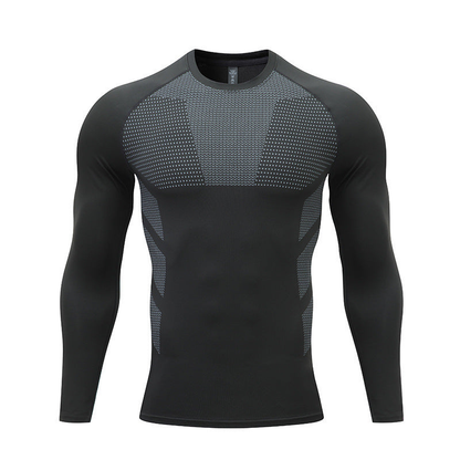 Herren Sweatshirt im sportlichen Trainingsdesign - schwarz
