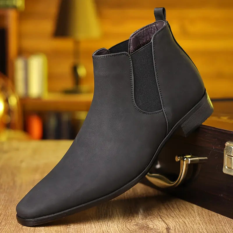 Chelsea Boots Herren als Winterschuhe - schwarz