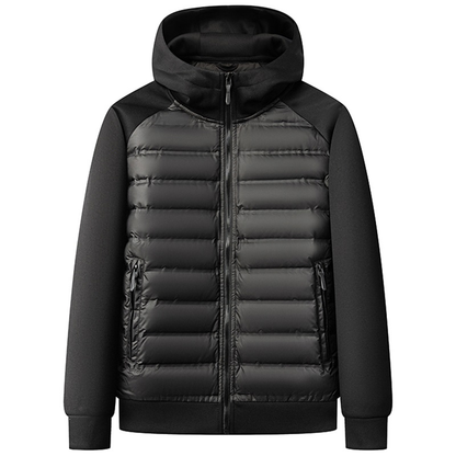 Winterjacke Herren | Leichte Steppjacke mit Kapuze | Jacke Herren Sportlich