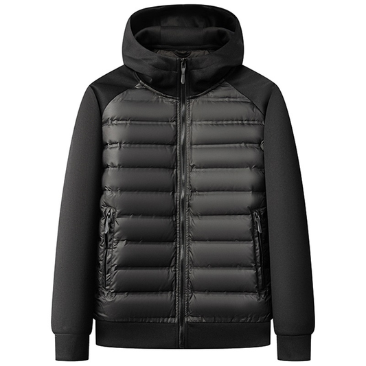 Winterjacke Herren | Leichte Steppjacke mit Kapuze | Jacke Herren Sportlich
