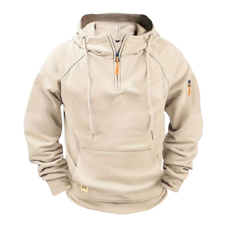 Herren Kapuzenpullover im Freizeitlook - beige