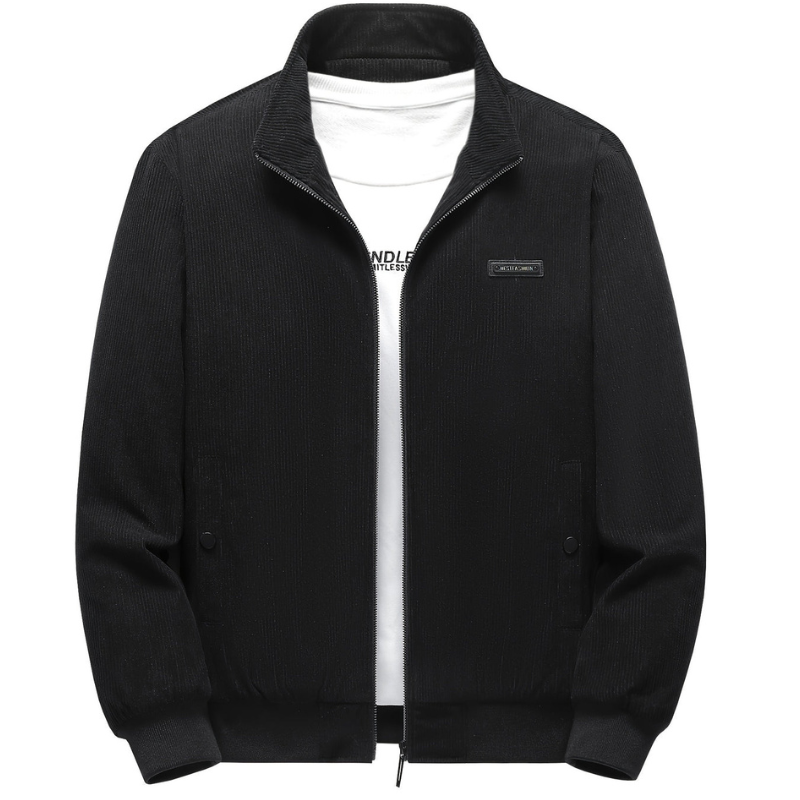 Herren Jacke mit Stehkragen und Futter
