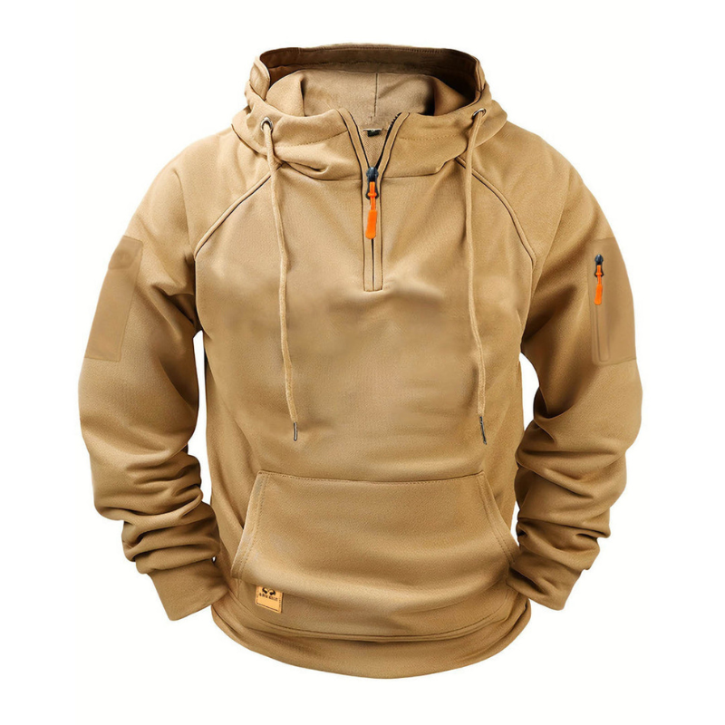 Herren Kapuzenpullover im Freizeitlook - khaki