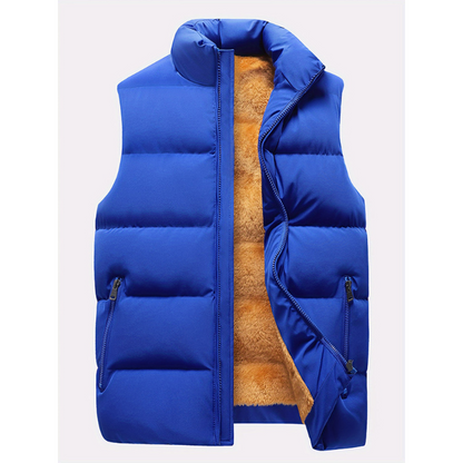Herren Thermoweste ohne Ärmel - blau
