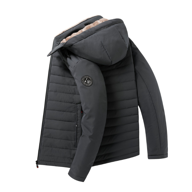 Herren Daunenjacke mit Kapuze