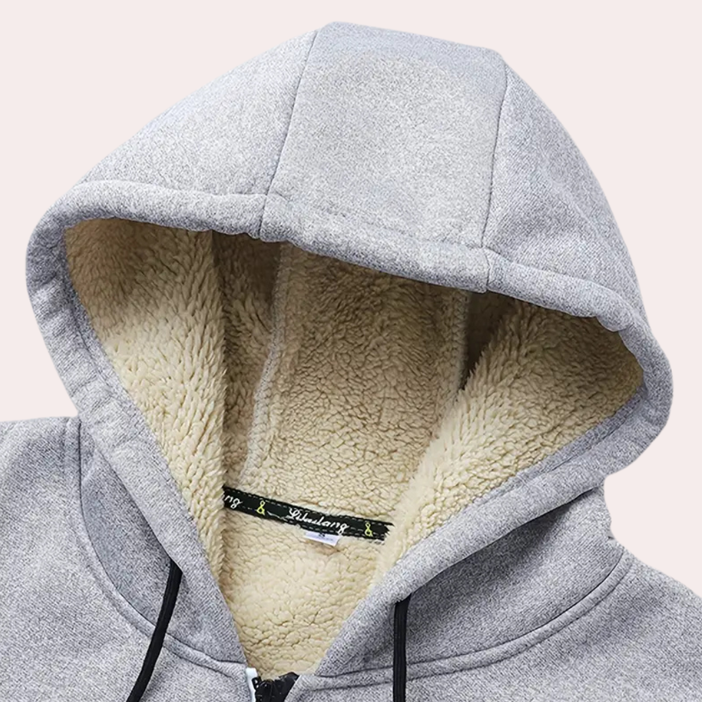Herren Kapuzenjacke mit gefütterter Innenseite