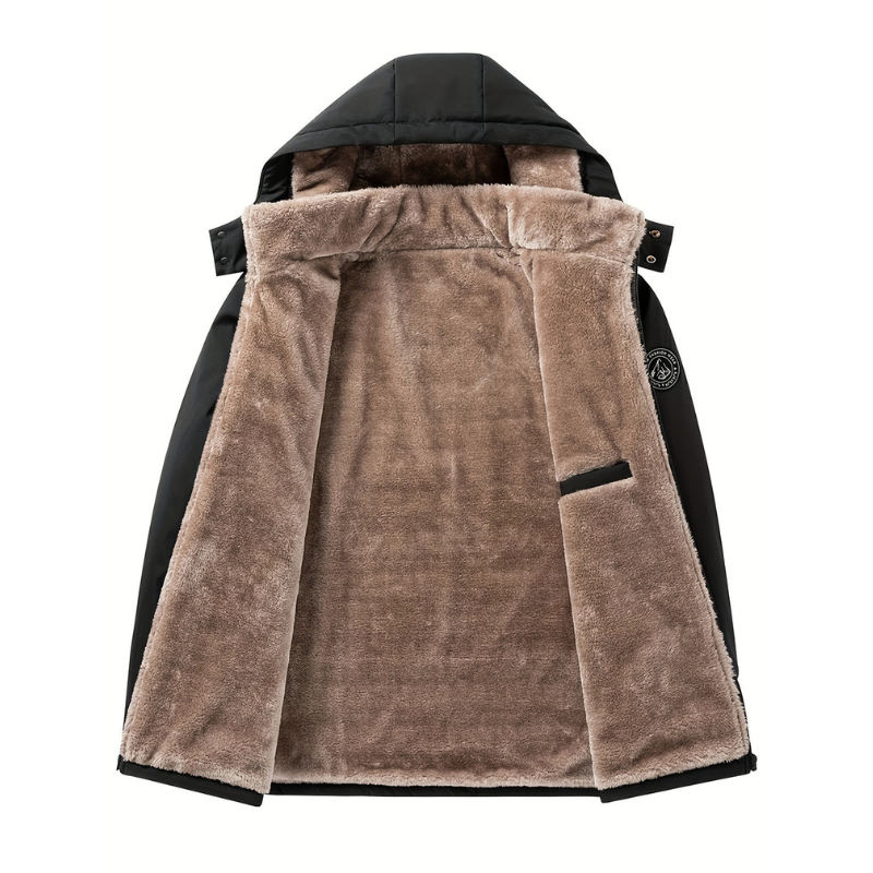 Herren Daunenjacke mit Kapuze