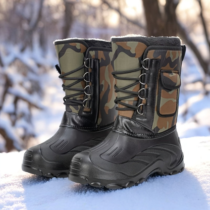 Herren Slip-On Boots ohne Schnürung - grün