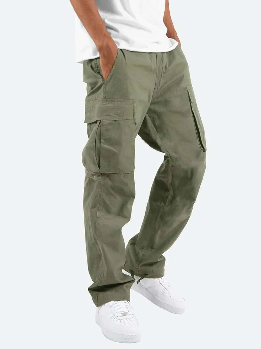 Cargohose Herren im Outdoor Look - grün