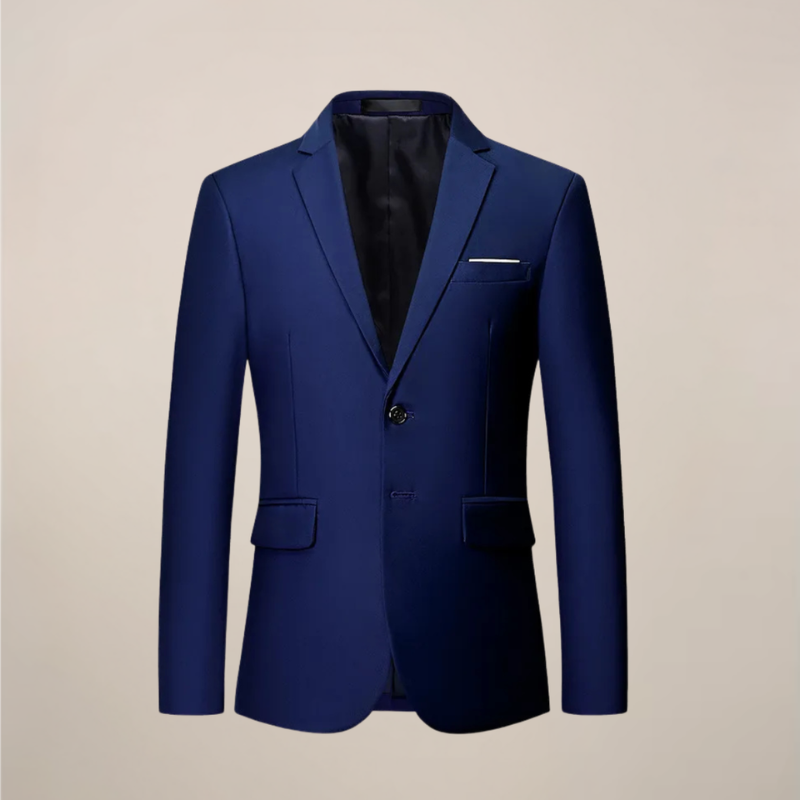 Herren Blazer im Slim Fit Schnitt - blau