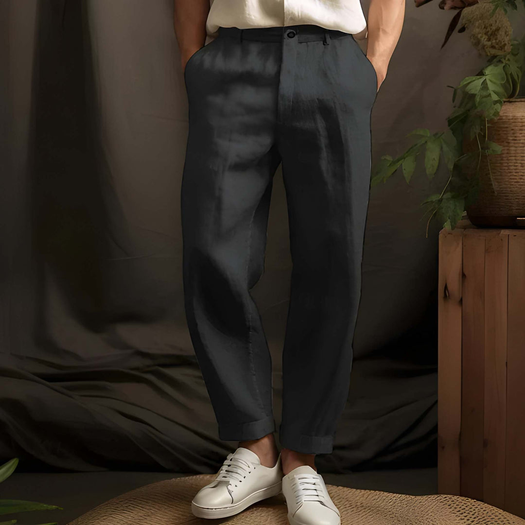 Herren Hosen im Casual Stil - schwarz