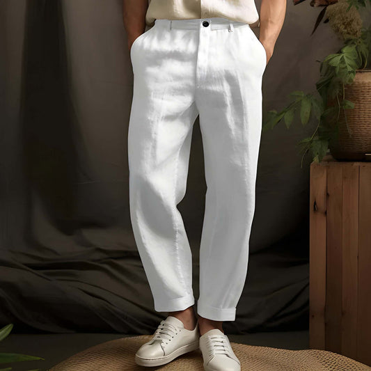 Herren Hosen im Casual Stil - weiß