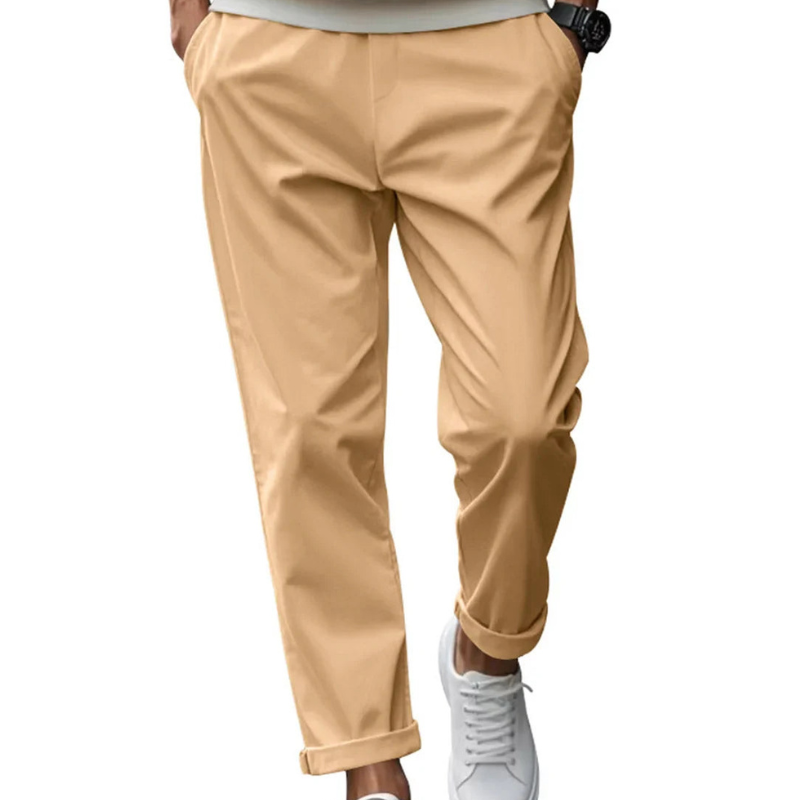 Herren Hose mit Comfort-Fit Passform - beige