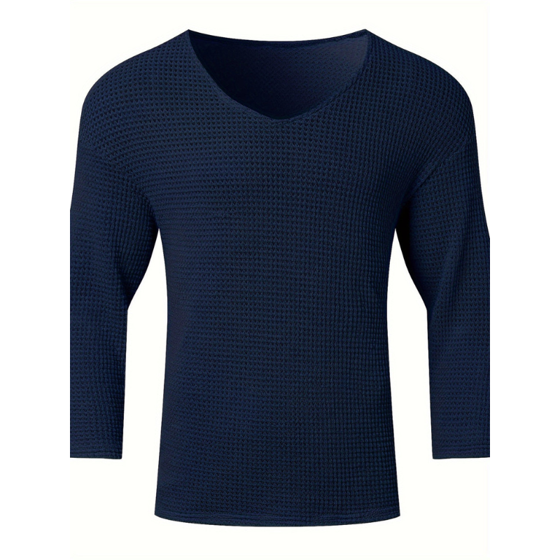 Herren Pullover mit V-Ausschnitt und Langarm