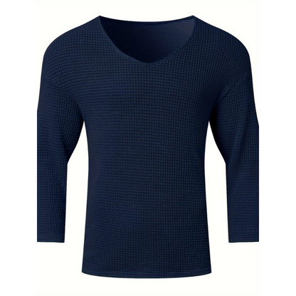 Herren Pullover mit V-Ausschnitt und Langarm