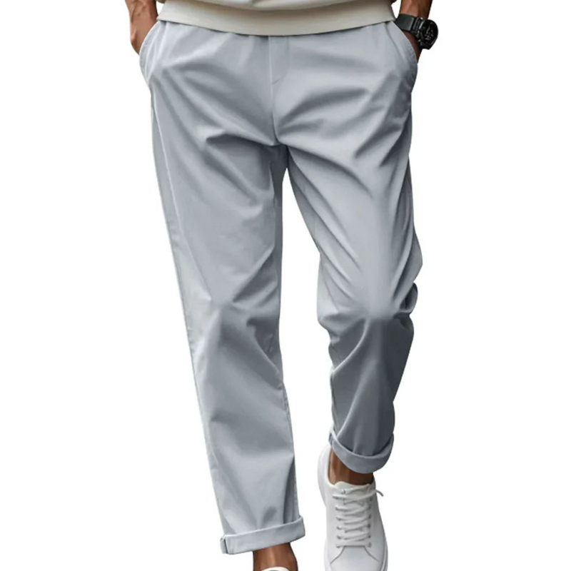 Herren Hose mit Comfort-Fit Passform - grau