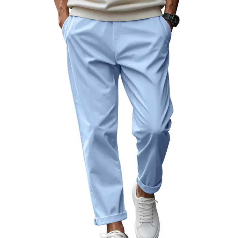 Herren Hose mit Comfort-Fit Passform - blau