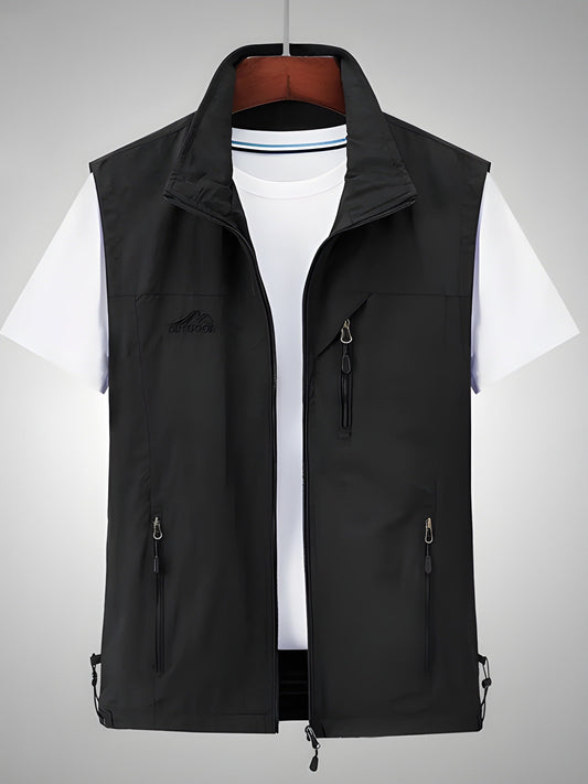 Herrenweste im Outdoor Look - schwarz