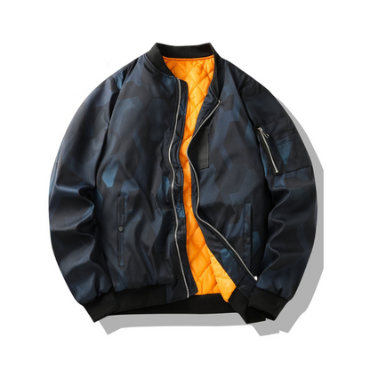 Herren Bomberjacke im Vintage Stil - mischfarbe