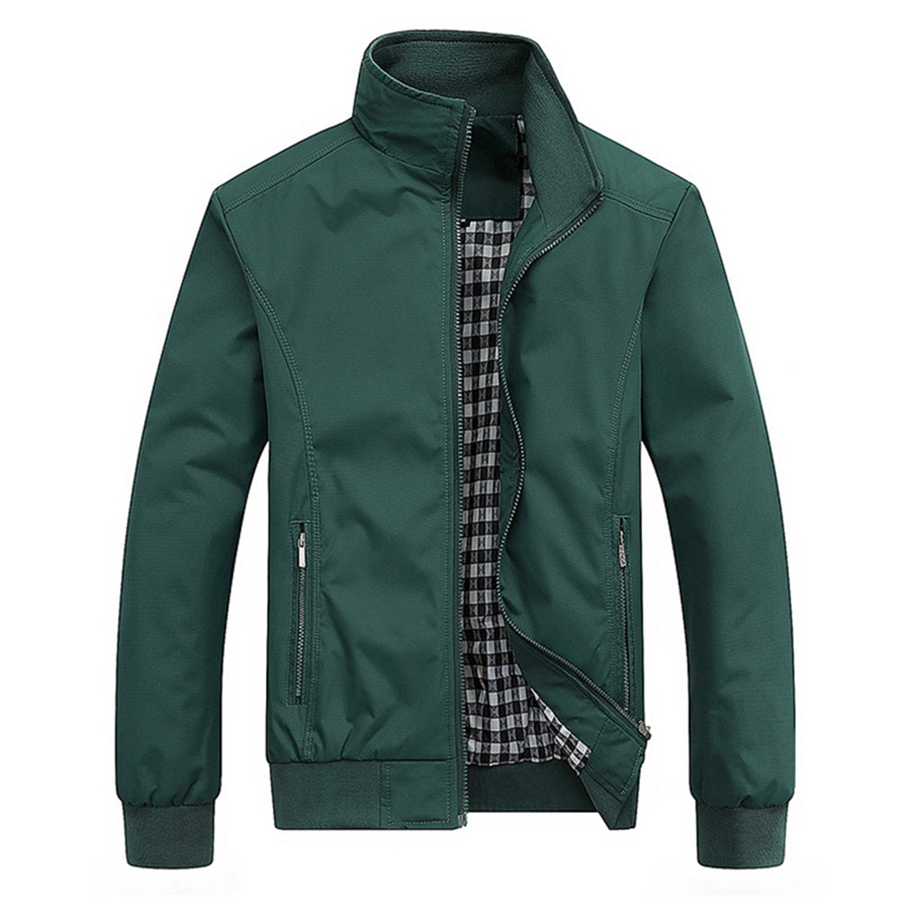 Herren Winterjacke im Retro-Stil - grün