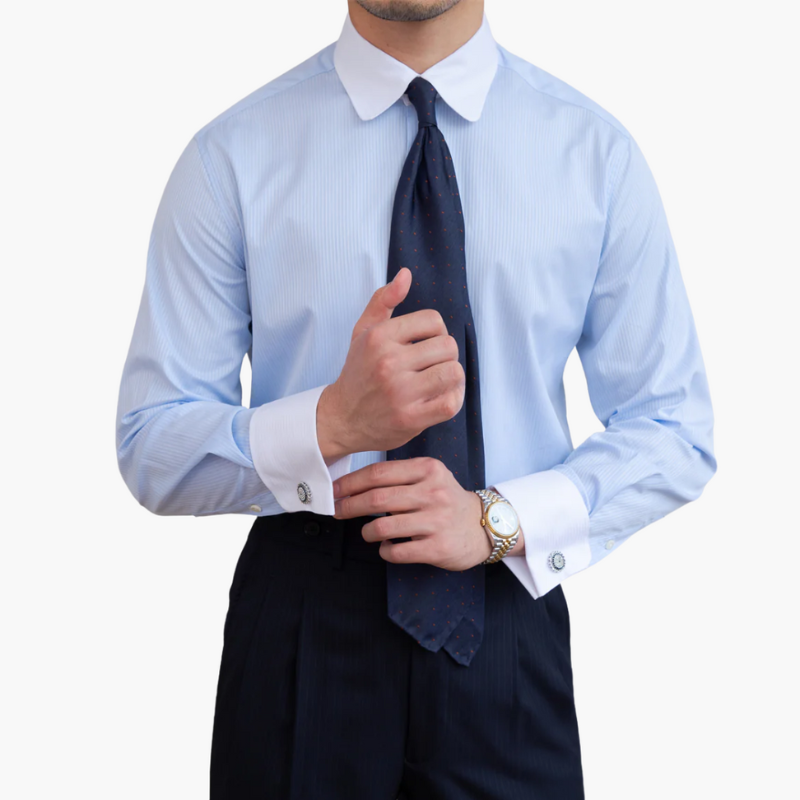 Herren Hemd mit Streifenmuster
