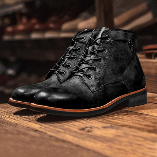 Winter Boots Herren in klassischer Form - schwarz