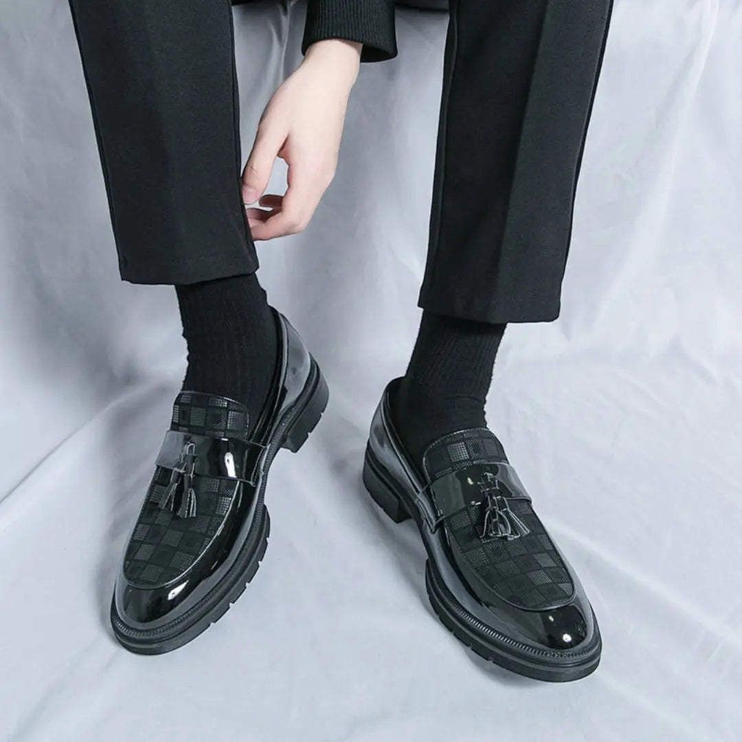Herren Loafers mit glänzender Oberfläche