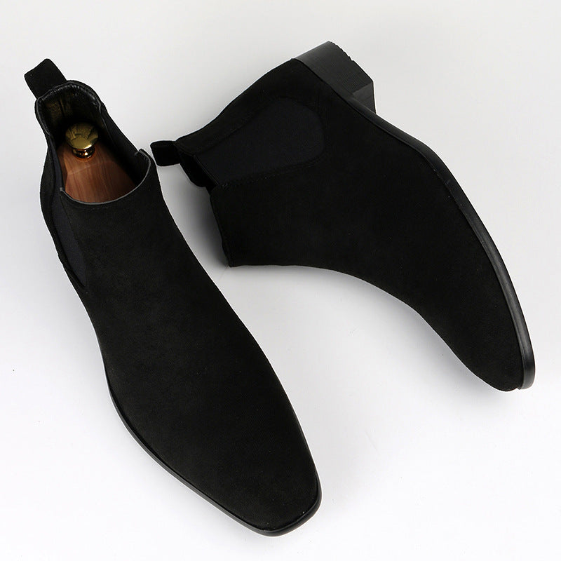 Herren Chelsea Boots als Winterstiefel - schwarz