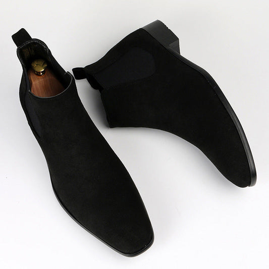 Herren Chelsea Boots als Winterstiefel - schwarz