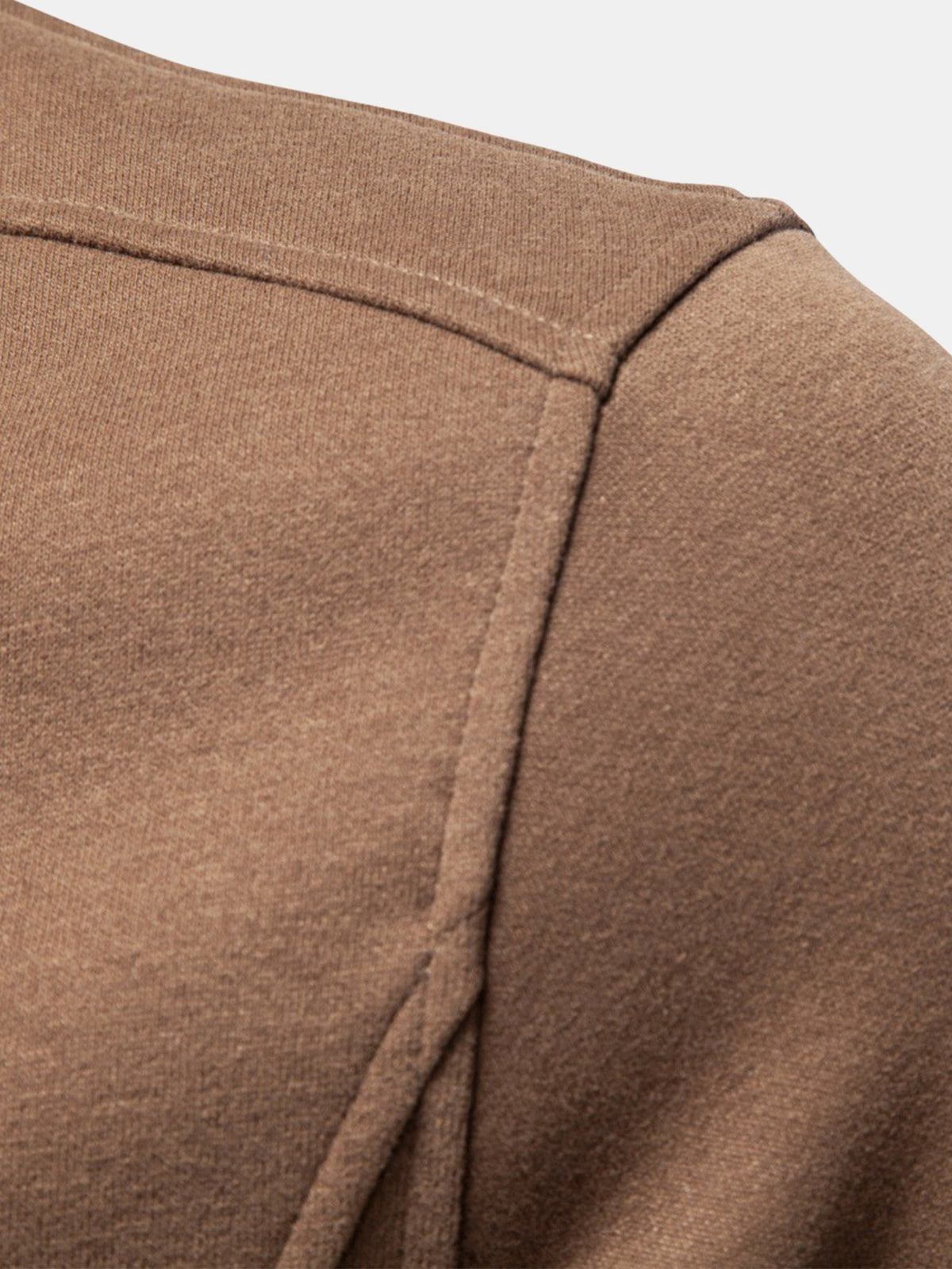 Herren Baumwollmischung Viertel-Reißverschluss Sweatshirt - Stehkragen