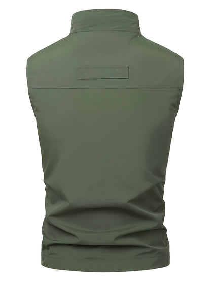 Herren Bodywarmer leicht & schnelltrocknend - Arbeitsweste mit Mehrfac