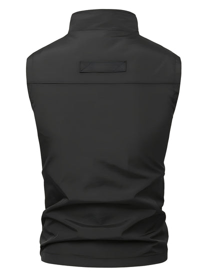 Herren Bodywarmer leicht & schnelltrocknend - Arbeitsweste mit Mehrfac