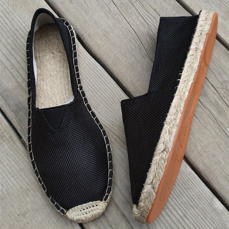 Herren Espadrilles Loafers im Slipper-Stil