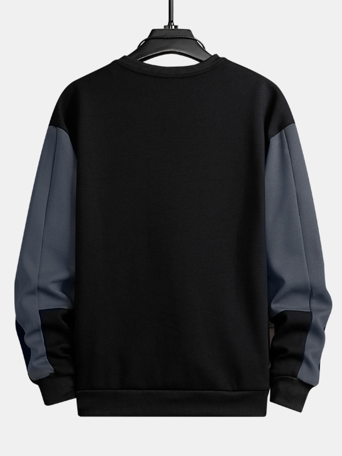Herren Farbblock Sweatshirt – Entspannte Passform mit Kontrastärmeln