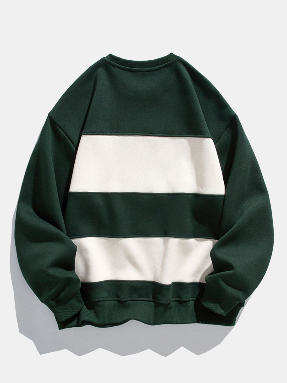 Herren Farbblock Sweatshirt – Entspannte Passform mit Streifen