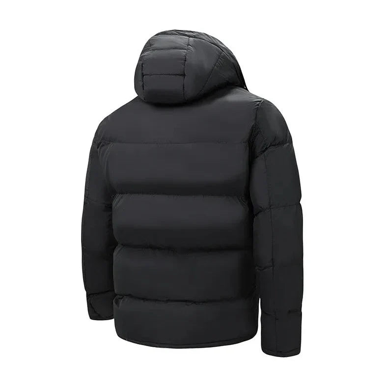 Herren gesteppte Baumwolljacke - Moderner Winterstil