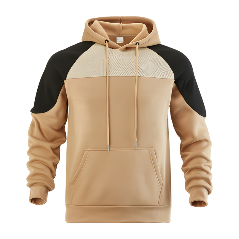 Herren Hoodie Colorblock - Oversized Streetstyle