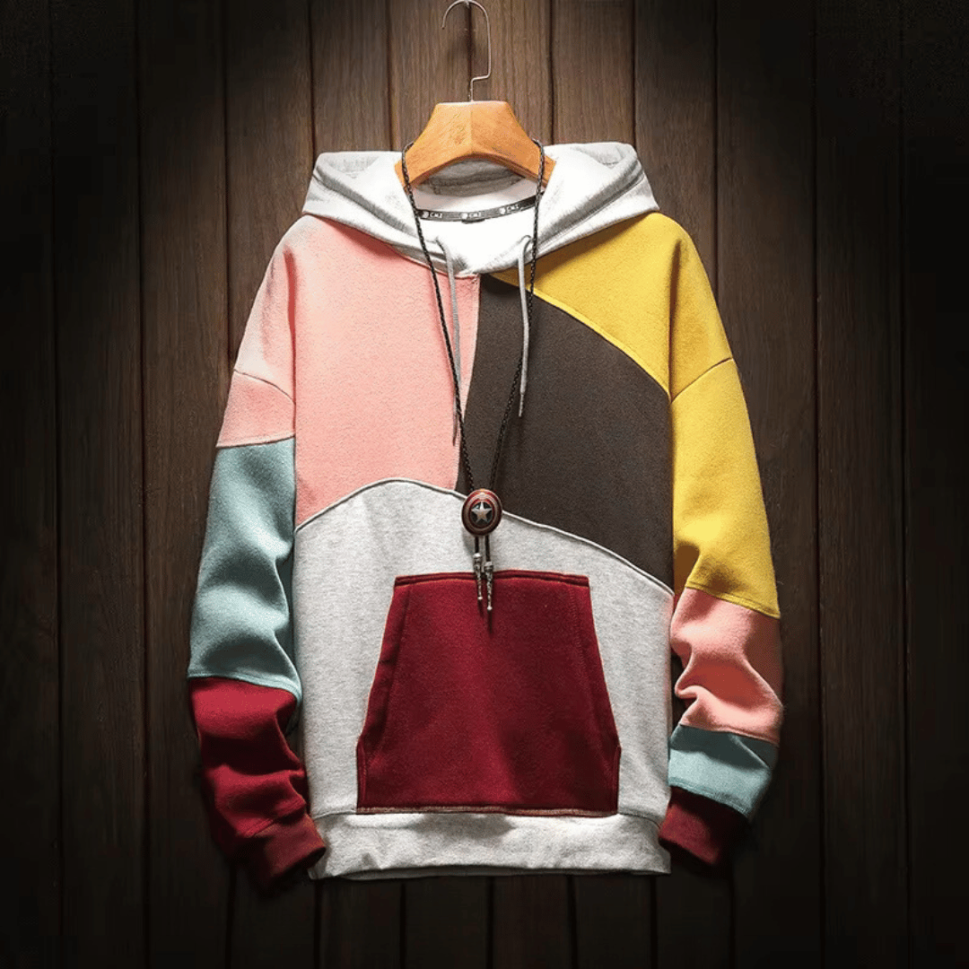 Herren Hoodie mit Kapuze in frühjahrsfarben, Lässiger Komfort und modernes Design